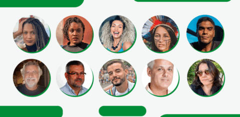 Andréia Coutinho Louback, Winnie Bueno, Bruna Benevides, Samela Sateré Mawé, Edu Carvalho, Oscar Valporto, Agostinho Vieira, Yuri Fernandes, Aydano André Motta e Carla Lencastre: time de colunistas do #Colabora