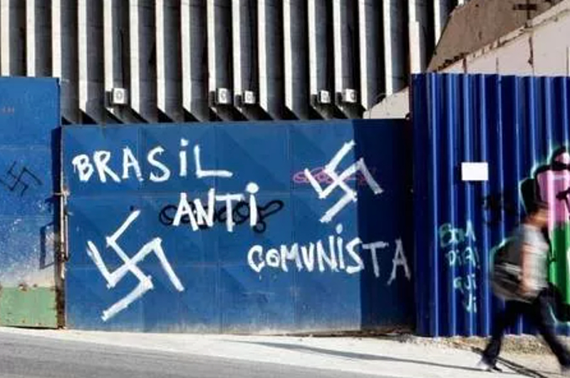 O número de células neonazistas no Brasil saltou de apenas 72, em 2015, para 1.117 em 2022. Foto