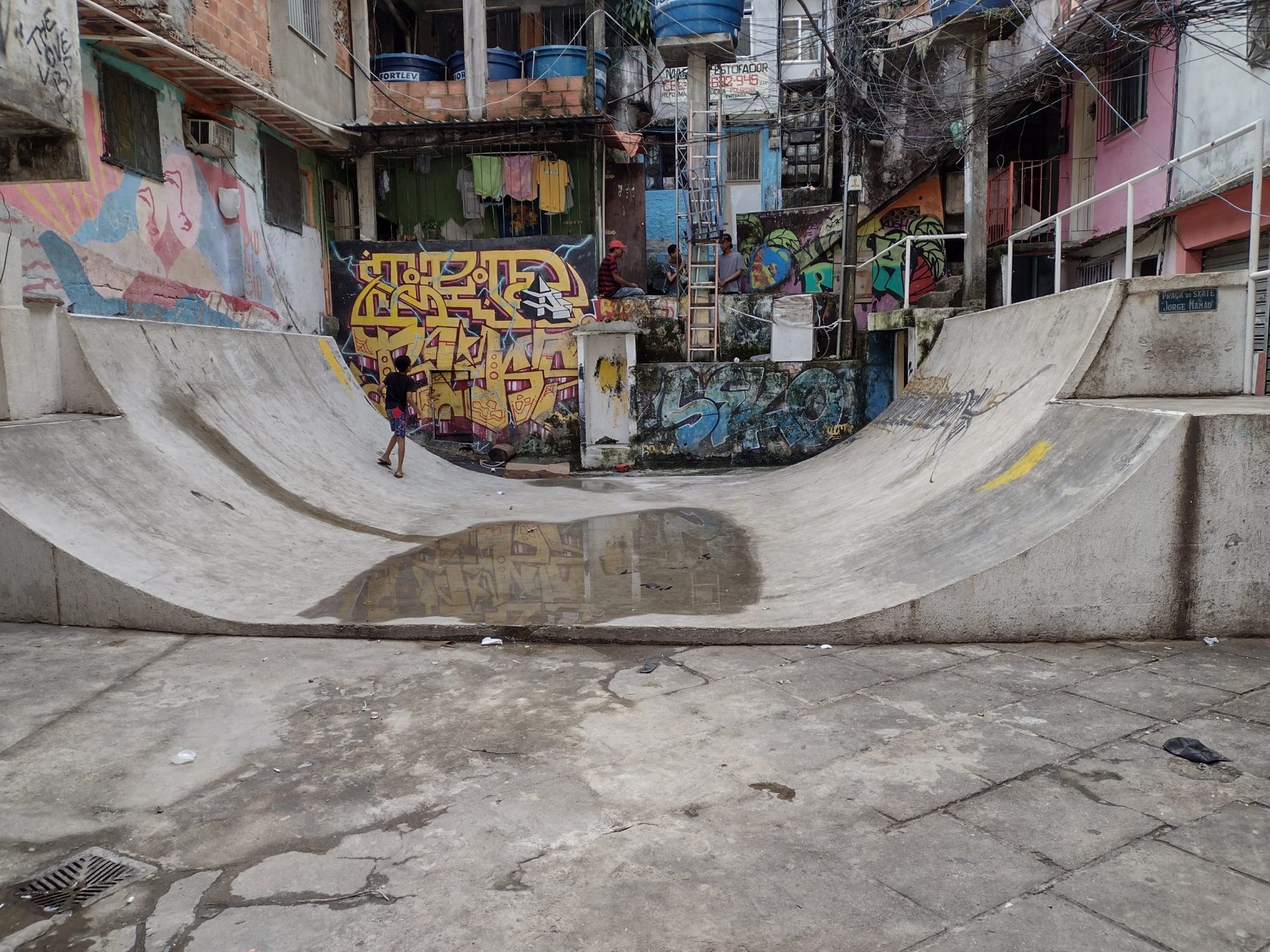 Rampa de esportes radicais localizada na Curva do S, na Rocinha. Foto: Leony Vidal/Fala Roça
