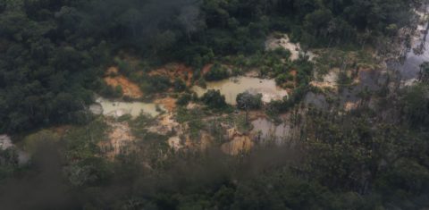 Garimpo em terra indígena na Amazônia: STF suspende “presunção de boa fé” de compradores do ouro (Foto: Fernando Frazão / Agência Brasil)