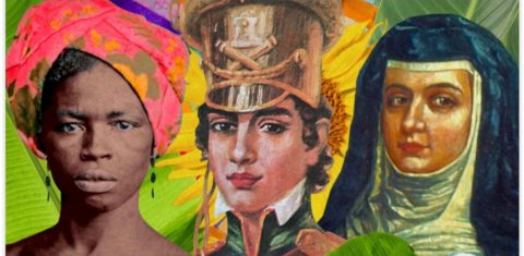 Maria Felipa, Maria Quitéria e Joana Angélica, heroínas da Independência da Bahia. Foto Montagem