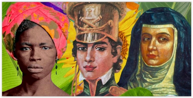 Maria Felipa, Maria Quitéria e Joana Angélica, heroínas da Independência da Bahia. Foto Montagem