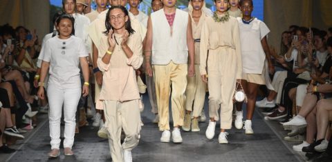Desfile do Sioduhi Studio na Brasil Eco Fashion Week. Foto Marcelo Soubhia