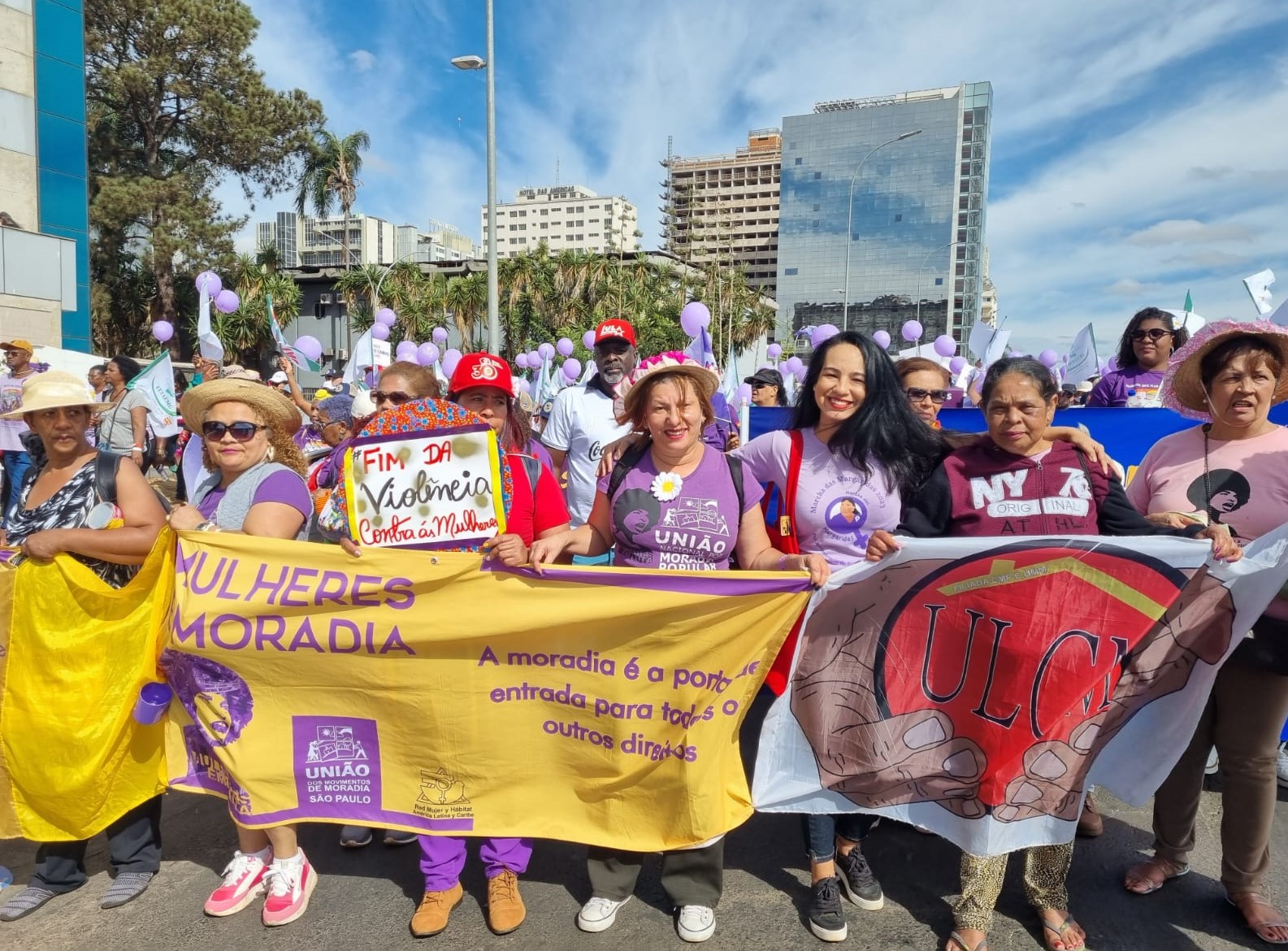 Marcha das Margaridas: 120 mil mulheres reunidas em Brasília pela soberania alimentar (Foto: Gabriela Angelo / Action Aid)