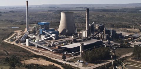 A Usina Termétrica Candiota III em Santa Catarina: Emissões de gases de efeito estufa de termelétricas caíram em 2022 (Foto: Divulgação/GTE Eletrosul)
