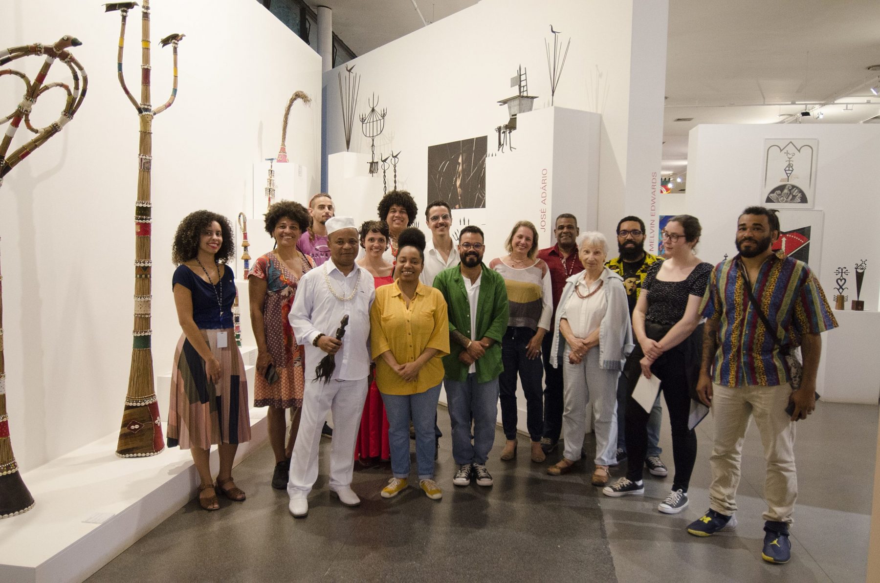 Equipe envolvida no projeto faz uma visita técnica ao Museu Afro Brasil Emanoel Araujo. Foto Ader Gotardo