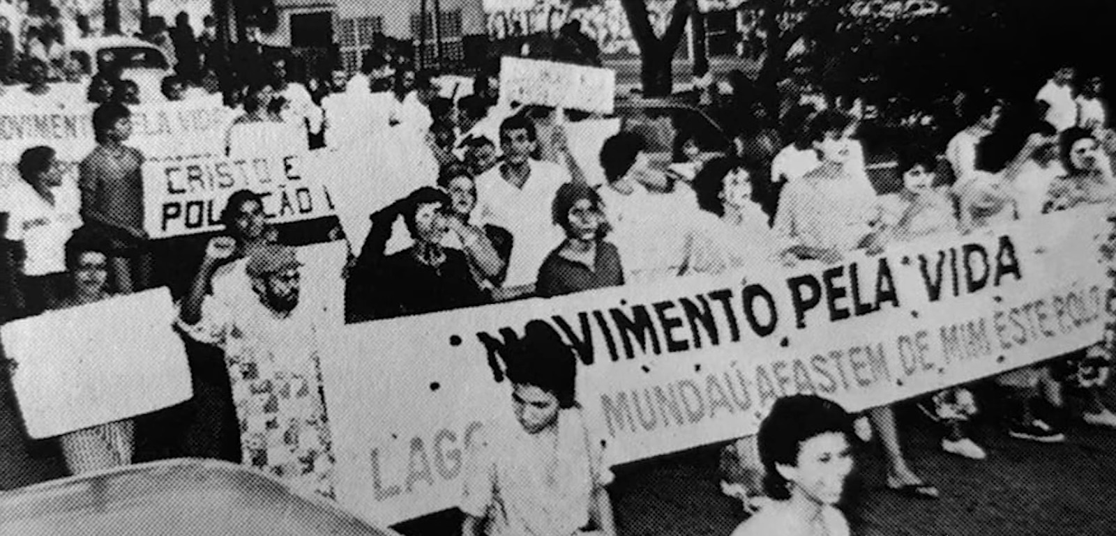 No início dos anos 80, a Sociedade civil organizada já havia ido às ruas para protestar contra a exploração do sal-gema. Foto Acervo Regina Dulce Barbosa Ufal BDF Pernambuco