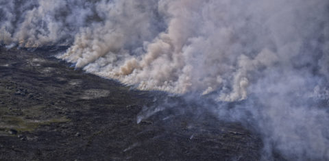 Imagem aérea mostra a destruição da Mata Atlântica em Minas Gerais: biomas brasileiros estão em processo de destruição - 90% da Mata Atlântica, mais de 50% do Cerrado, 20% da Amazônia. Foto SOS Mata Atlântica