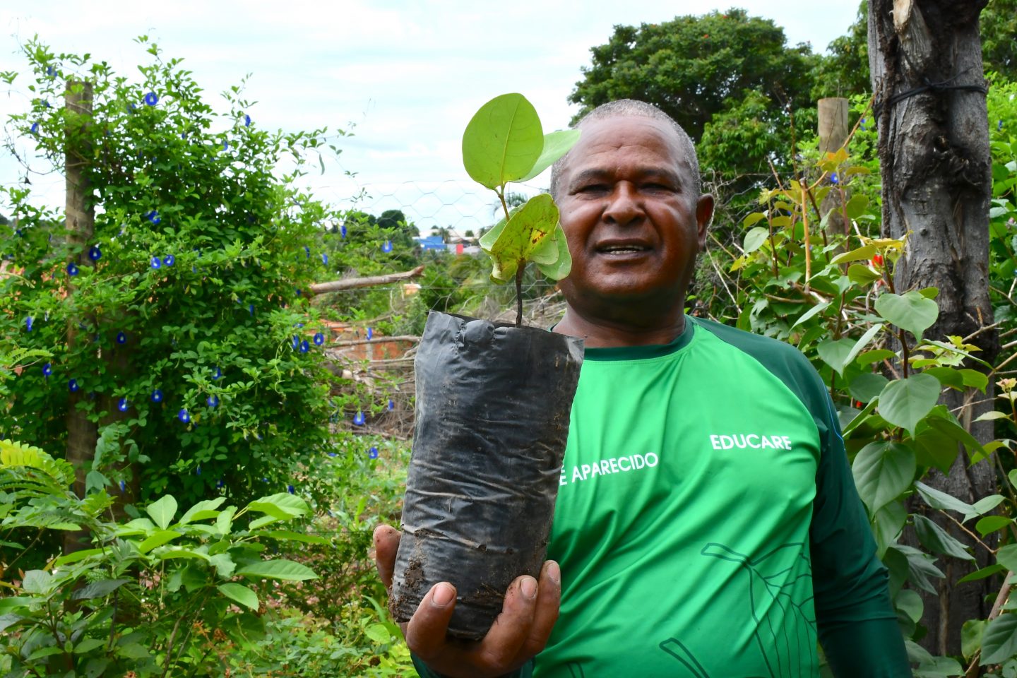 José Aparecido, um paulista com o dedo verde e alma de pantaneiro. Foto João Paulo Guimarães