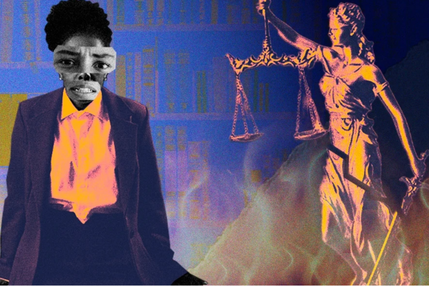 De defensoras de mulheres a vítimas: 80% das advogadas declara já ter sofrido alguma forma de violência de gênero no curso de processos judiciais (Arte: AzMina)