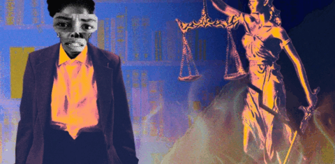 De defensoras de mulheres a vítimas: 80% das advogadas declara já ter sofrido alguma forma de violência de gênero no curso de processos judiciais (Arte: AzMina)