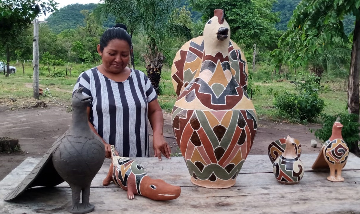 A arte Kadiwéu faz parte de uma tradição secular conectada com o meio ambiente e com o empreendedorismo feminino. Foto Divulgação