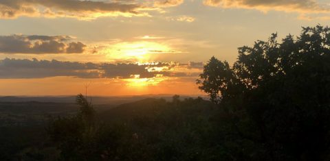Vista do Alto do Santana, a linda paisagem da cidade de Goiás, Patrimônio Histórico e Cultural da Humanidade. Foto Marcelo Lima