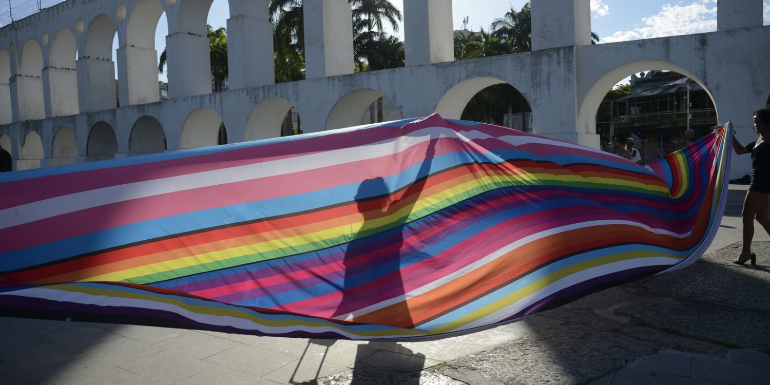 Manifestação no Dia da Visibiliade Trans no Rio de Janeiro: 145 pessoas trans foram mortas no país de acordo com levantamento da Antra (Foto: Fernando Frazão / Agência Brasil)