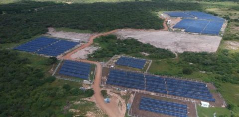 Parque Solar no sertão de Pernambuco: produção de energia renovável avança no Semiárido (Foto: Rafael Medeiros / Eletron Energy / Divulgação)