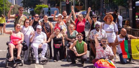 Parada PCD de Salvador: manifestações fazem parte da luta dos PcDs LGBTQIA+ por inclusão e reconhecimento (Foto: Vítor Rodrigues / Divulgação)