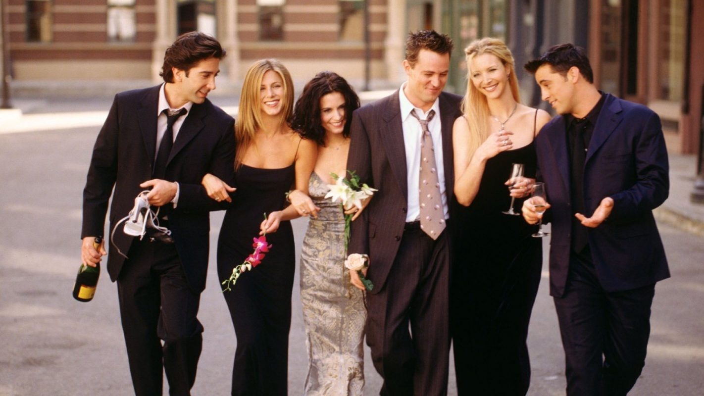 Os astros de "Friends": ausência de diversidade e histórias pueris tornam série anacrônica. Foto divulgação