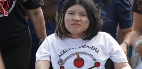 Kanhu Raka no ATL. Foto: Arquivo Acessibilindígena