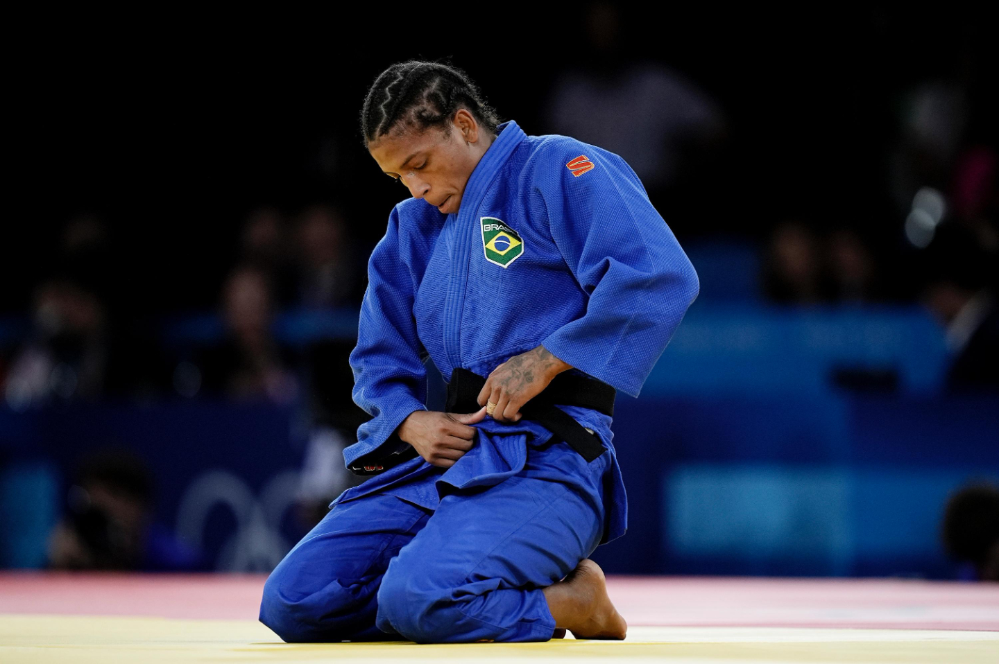 Rafaela Silva, da Cidade de Deus a campeã olímpica no Rio 2016: ofensas racistas mesmo após o pódio (Foto: Alexandre Loureiro/COB)