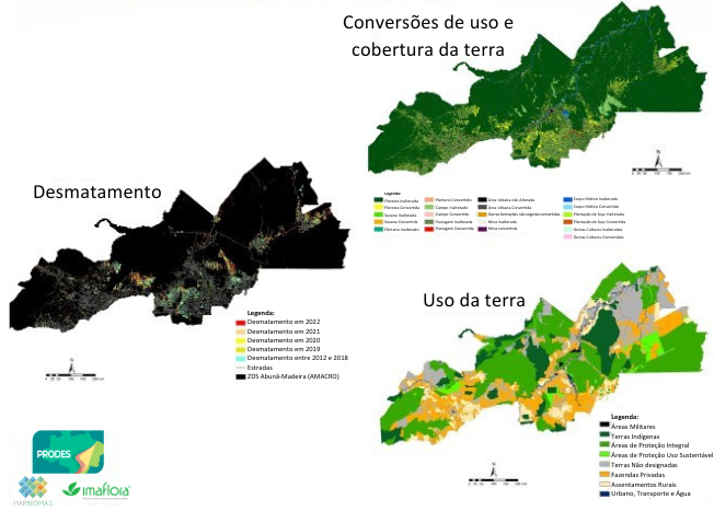 Cientistas usaram dados oficiais baseados em sensoriamento remoto para analisar uma área de cerca de 454 mil quilômetros quadrados que engloba 32 municípios e vem sendo considerada "o novo arco do desmatamento" (Imagem: Michel Chaves / Agência Fapesp)