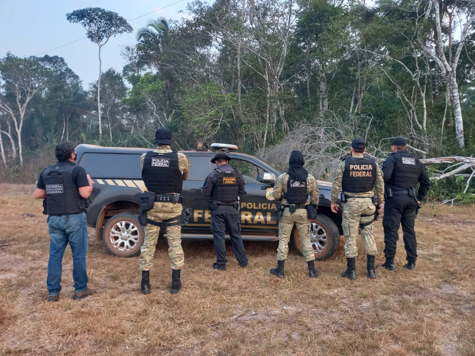 Operação da Polícia Federal em Rondônia: redução do desmatamento na Amazônia foi de 45% em dois anos (Foto: Polícia Federal)