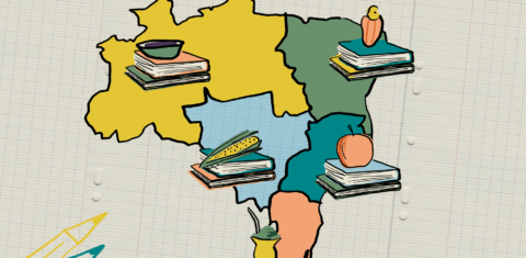 Achatamento salarial com novo piso salarial e falta de status da carreira são problemas recorrentes dos professores em todo o Brasil (Arte: Juliana Lima/Utopika)
