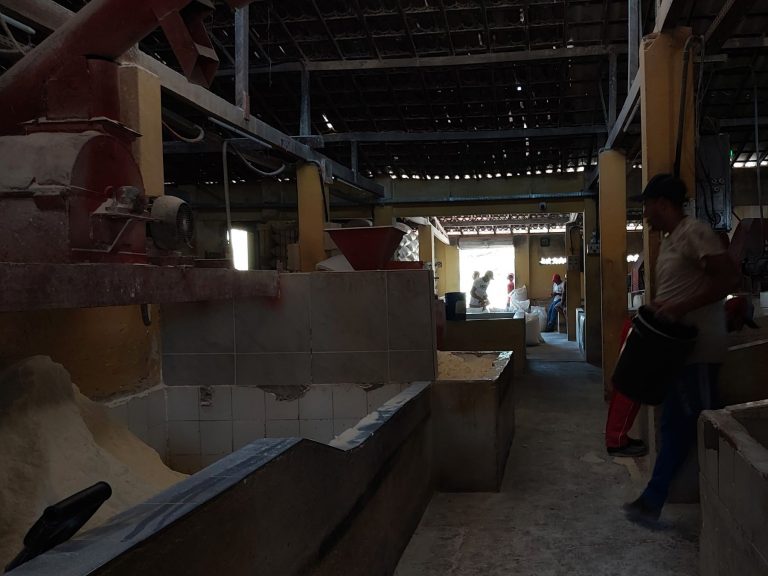 Casa de Farinha no interior de Pernambuco: inspeção do MPT em fábricas constatou "instalações elétricas irregulares; máquinas sem proteção contra acidentes; ausência de equipamento de proteção individual (EPI); condições sanitárias precárias; inexistência de local para refeições em condições adequadas" (Foto: Lucas Bezerra)