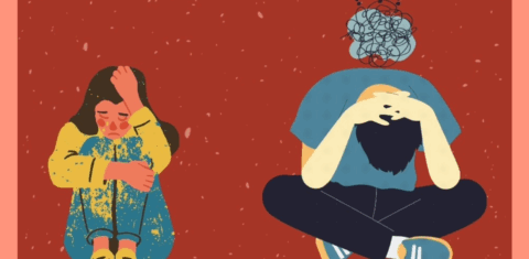 sicólogos alertam: depressão está cada vez mais comum entre os adolescentes (Ilustração: Milena D'Anunciação)