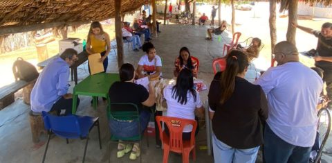 Escola no Quilombo da Custaneira, no Piauí: educação quilombola sofre com estrutura precária, problemas no transporte e apagamento histórico (Foto: Arquivo Pessoal)