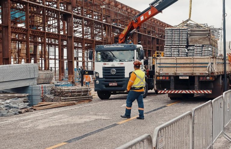 Obras em Belém para a COP30: debate sobre justiça climática e legado da Conferência do Clima da ONU em 2025 (Foto: Raoni Figueiredo / Agência Pará)