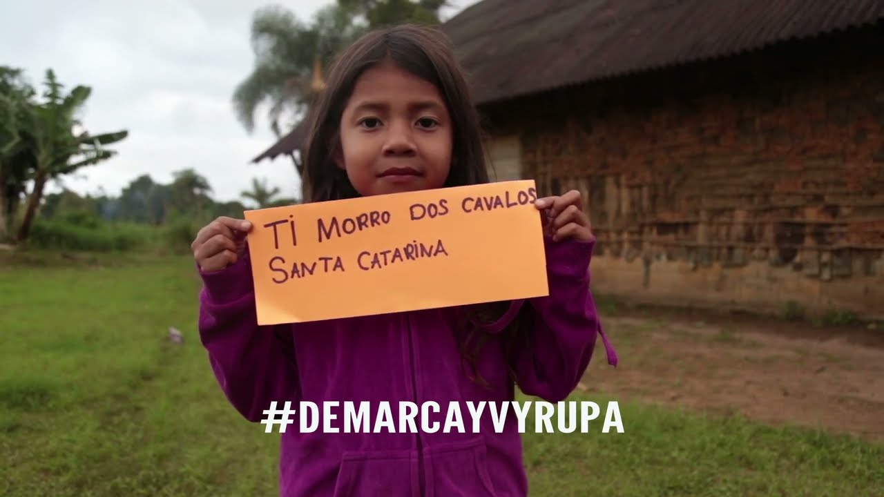Vídeo produzido pelo povo Guarani para cobrar do governo Lula demarcação e reconhecimento de terras indígenas: um ano sem avanços (Foto: Reprodução)