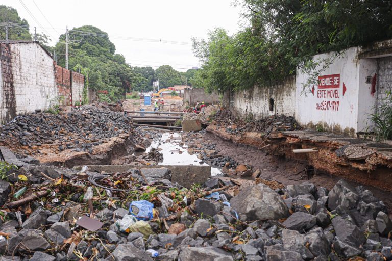 Bairro de Teresina impactado por enchente no verão de 2022: comissão municipal para discutir justiça climática e racismo ambiental (Foto: PMT - 05/01/2022)