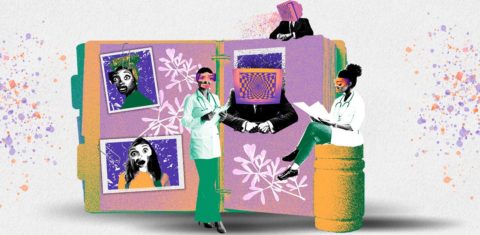 Conselhos de medicina atuam no lobby antiaborto (Arte: AzMina)