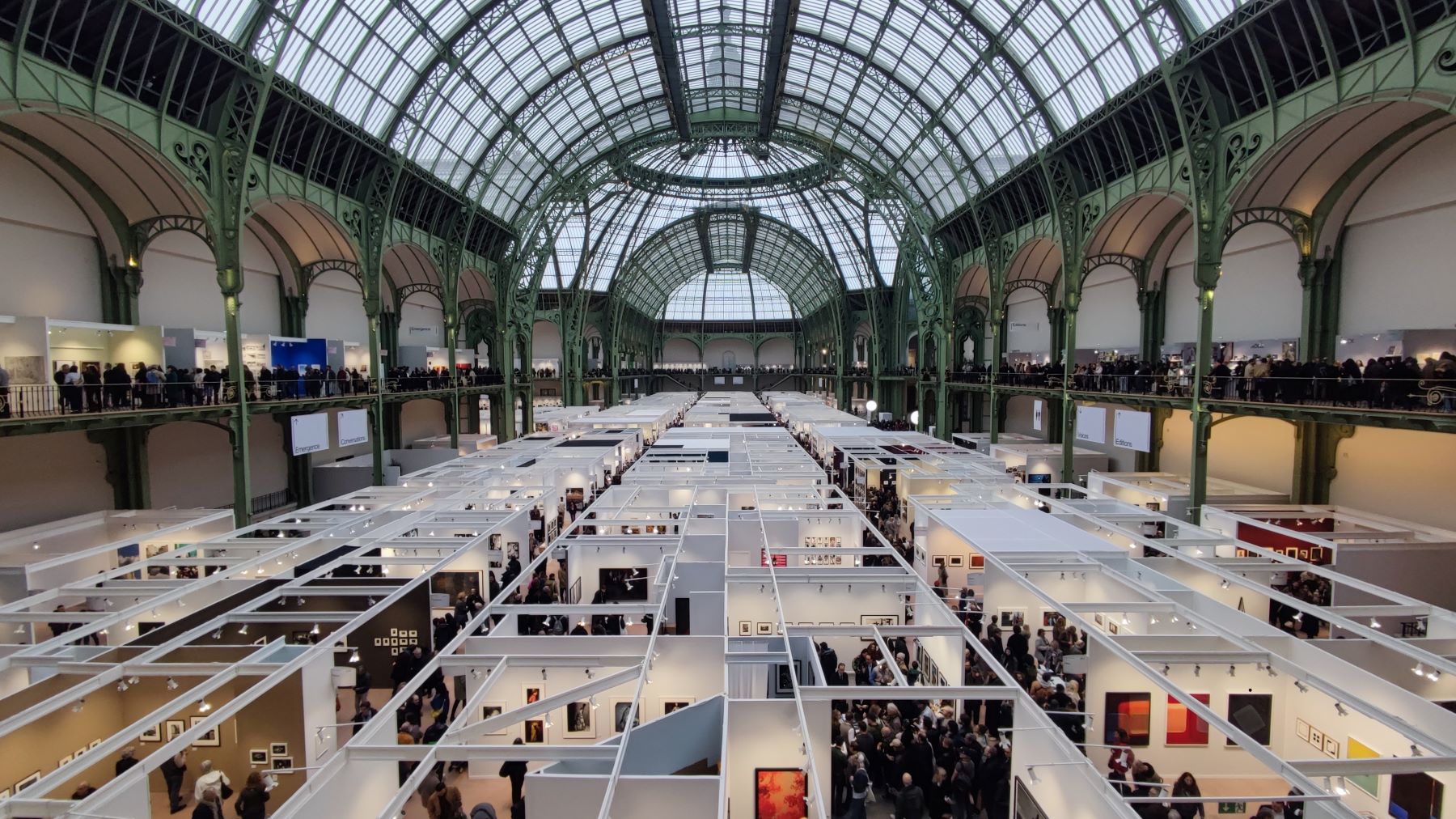 Multidão lota o Grand Palais para a Paris Photo 2024: 80 mil visitantes para ver 240 expositores de 34 países (Foto: Paulo Marcos M. Lima)