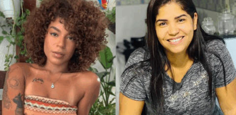 Daniela (E) foi encontrada por Jaqueline (D) após mais de 10 anos de busca: irmãs vão se conhecer pessoalmente em bloco de Olinda (Fotos: Arquivo Pessoal)