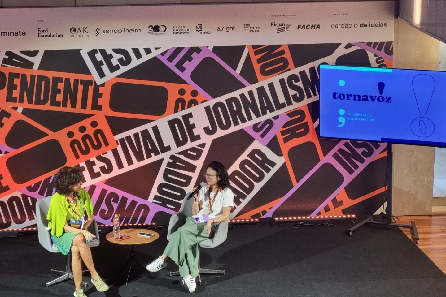 Debate no Festival 3i em 2024: edição 2025, em junho, vai futuro do jornalismo digital, inteligência artificial e cobertura ambiental (Foto: Oscar Valporto - 13/06/2024)