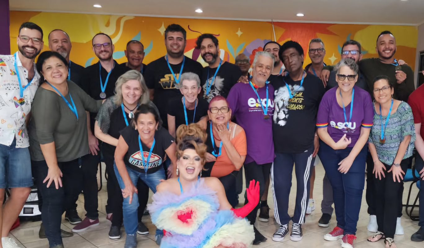 Evento Café e Memórias LGBT+ em 2024, na sede da Eternamente Sou, em São Paulo (Foto: reprodução/ @eternamente.sou via instagram)