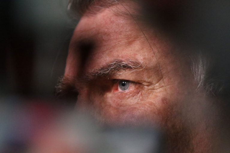 O ex-presidente Jair Bolsonaro em entrevista no Rio: STF condenou Bolsonaro a 27 anos de prisão; outros sete réus também foram condenados por crimes contra a democracia (Foto: Tânia Rêgo / Agência Brasil - 29/06/2023)