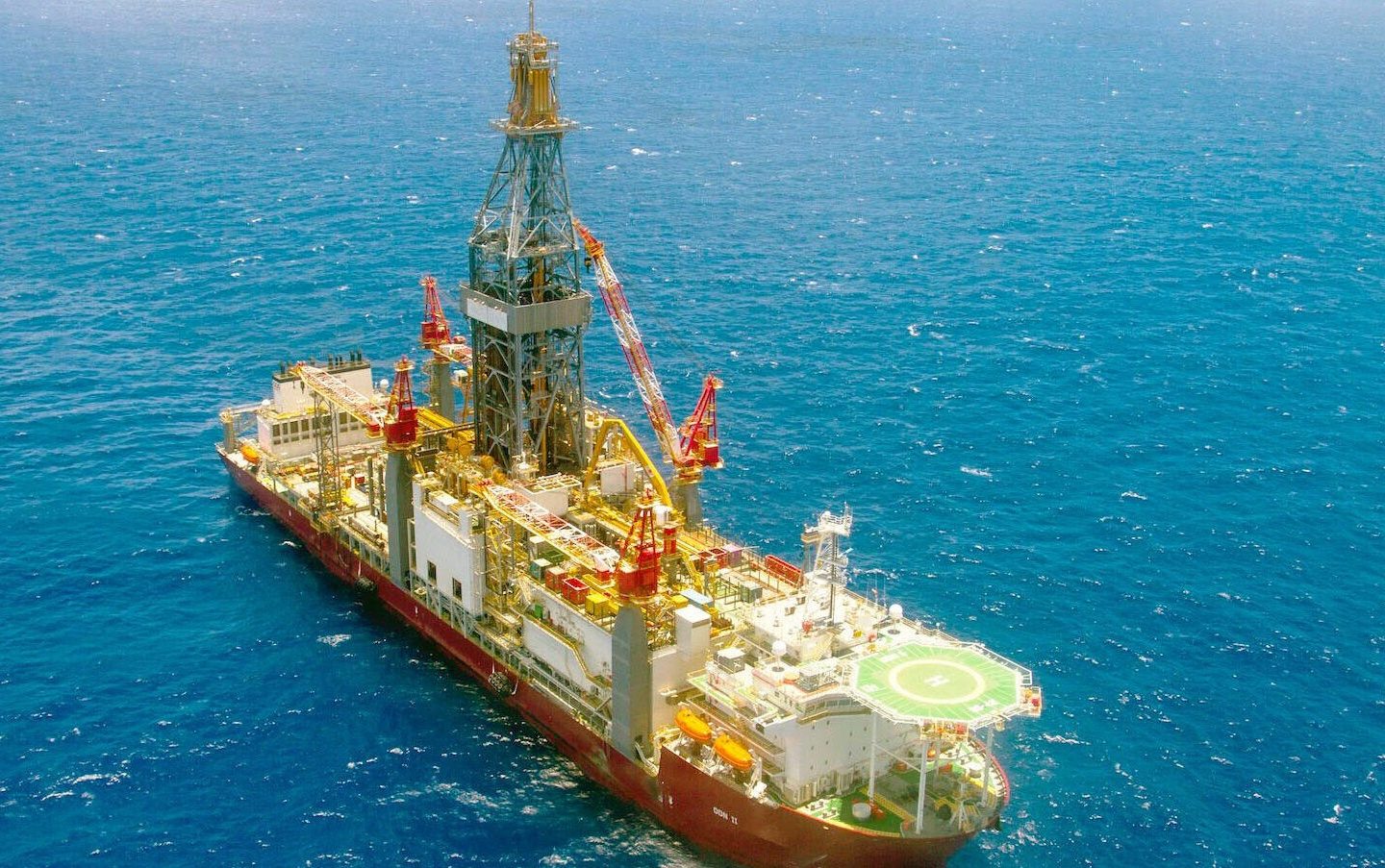 Navio-sonda do poço Pitu Oeste, na Bacia Potiguar, também na Margem Equatorial: Ibama licencia petróleo na Foz do Amazonas e ONGs vão à Justiça (Foto: Agência Petrobras)