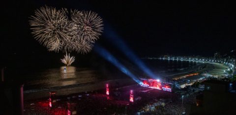 Praia de Copacabana -lotada para o show de Lady Gaga no Rio: setores de turismo e entretenimento precisam encarar desafio da sustentabilidade (Foto: Alexandre Macieira / Riotur - 05/05/2025)