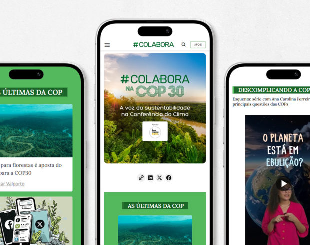 #Colabora lança página especial com cobertura da COP30