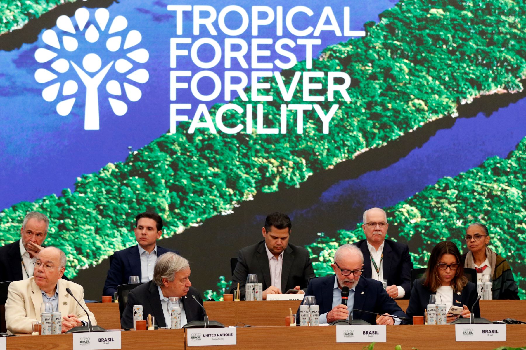 O presidente Lula durante lançamento da TFFF (Fundo de Florestas Tropicais para Sempre), na COP30: promessa de aportes (Foto: Bruno Peres / Agência Brasil)