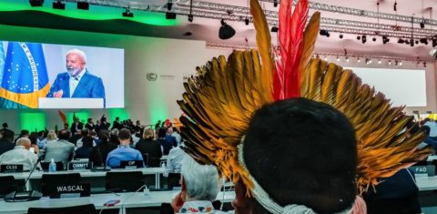 Lula discursa na abertura da COP30: pede mais investimentos no clima, elogia indígenas pela preservação e critica negacionistas (Foto: Ricardo Stuckert / PR)