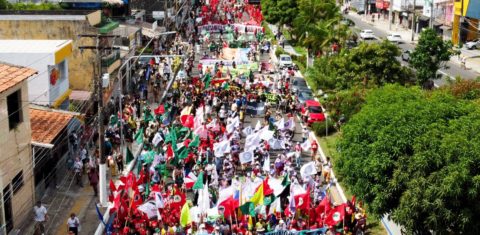 Marcha Mundial pelo Clima reúne 70 mil em Belém para cobrar ação contra crise climática: unificação global das lutas socioambientais (Foto: Aline Massuca / COP30)