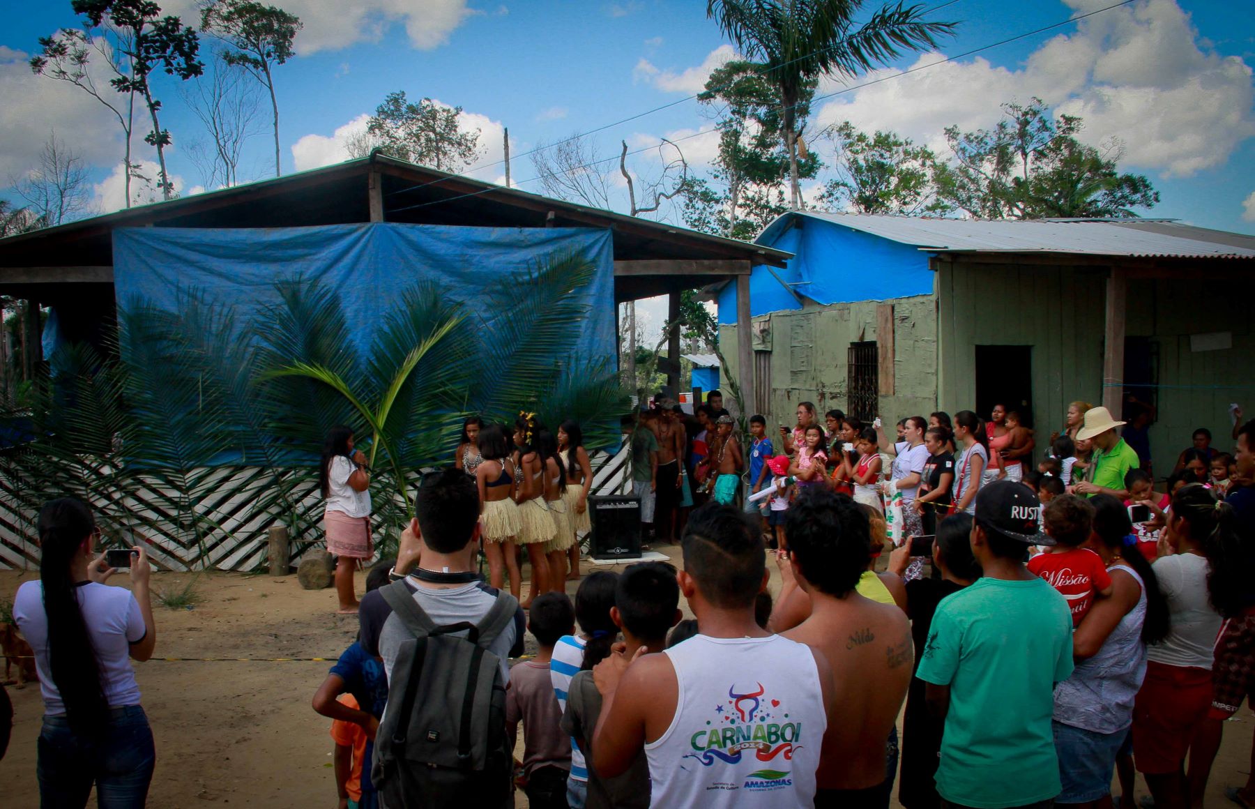 Encontro indígena no Parque das Tribos, comunidade indígena urbana em Manaus: busca por melhores condições de vida e pela necessidade de acessar serviços básicos (Foto: Alberto César Araújo/ Amazônia Real)