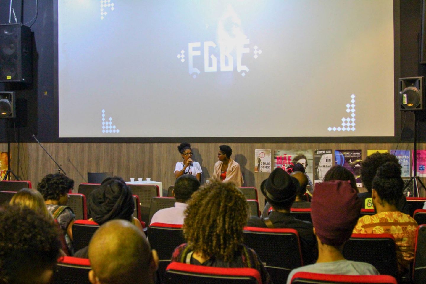 Debate na Egbé - Mostra de Cinema Negro de Sergipe: festivais fortalecem narrativas negras no audiovisual (Foto: Divulgação)