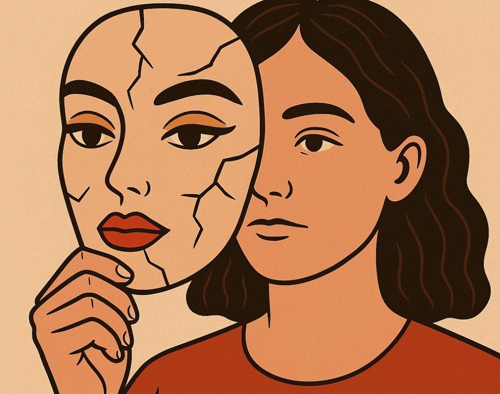 Mulheres sempre têm a experiência guiada por algum trauma, alguma ameaça (Imagem criada por Inteligência Artificial)