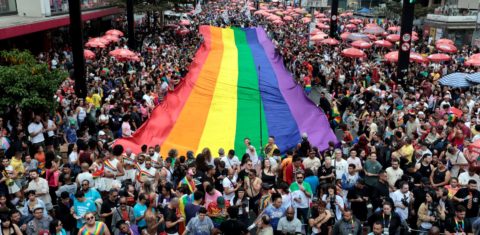 A 29ª Parada do Orgulho LGBT+ em São Paulo: em muitas empresas, a diversidade vira apenas espetáculo para ação de marketing (Foto: Paulo Pinto/Agência Brasil -22/06/2025)
