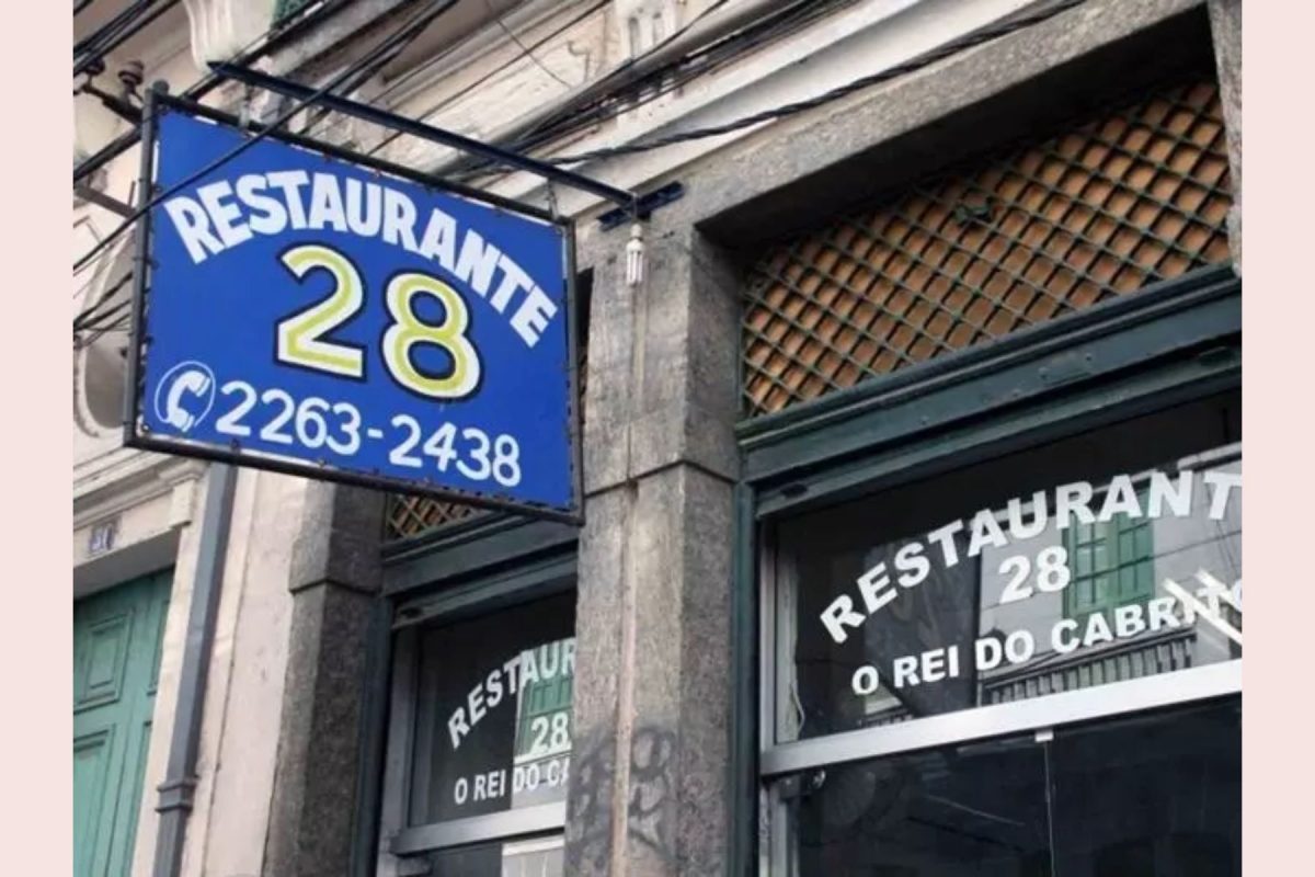 O Restaurante 28, último frequentado por meu pai no Centro do Rio: recordando lições do pai para o Dia dos Pais (Foto: Reprodução Redes Sociais)