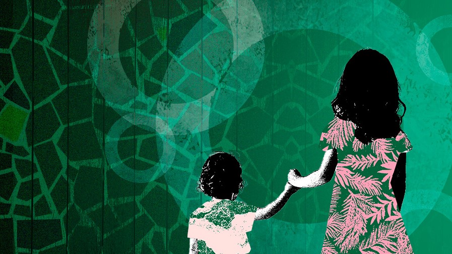 Quem são e onde estão as brasileiras que têm filhos antes dos 14 anos? Projeto Meninas Mães retrata realidade da maternidade infantil (Arte: Giulia Santos e Kath Xapi Puri / AzMina)